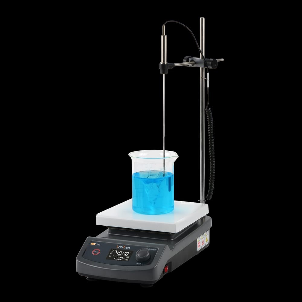 LABTron EVO HS1 Set dijital manyetik ısıtıcılı karıştırıcı - mavi beherli
